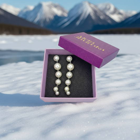 Elegant Long Pearl Drop Earrings for Women | Mera Jhumka Statement Jewelry 2025