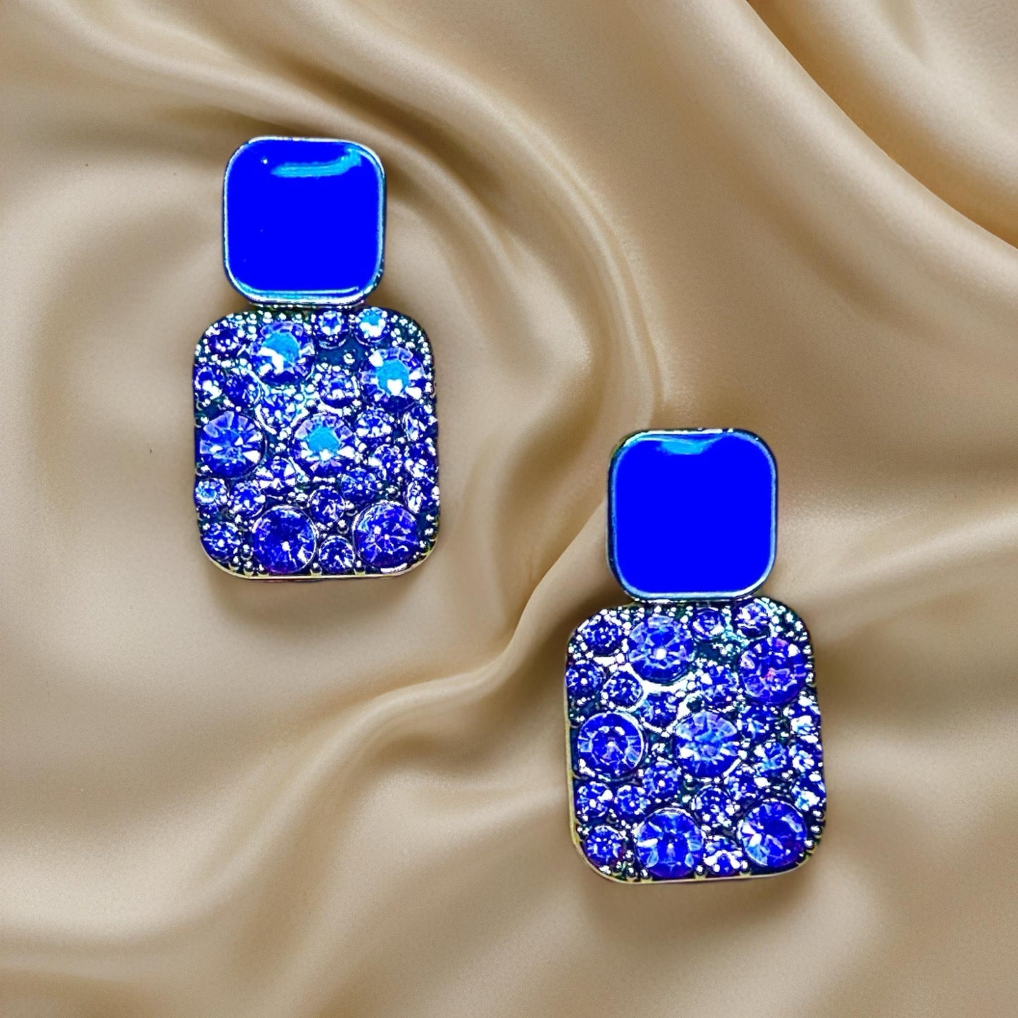 Starlight Crystal Hoop Earrings – Luxe Radiance Series