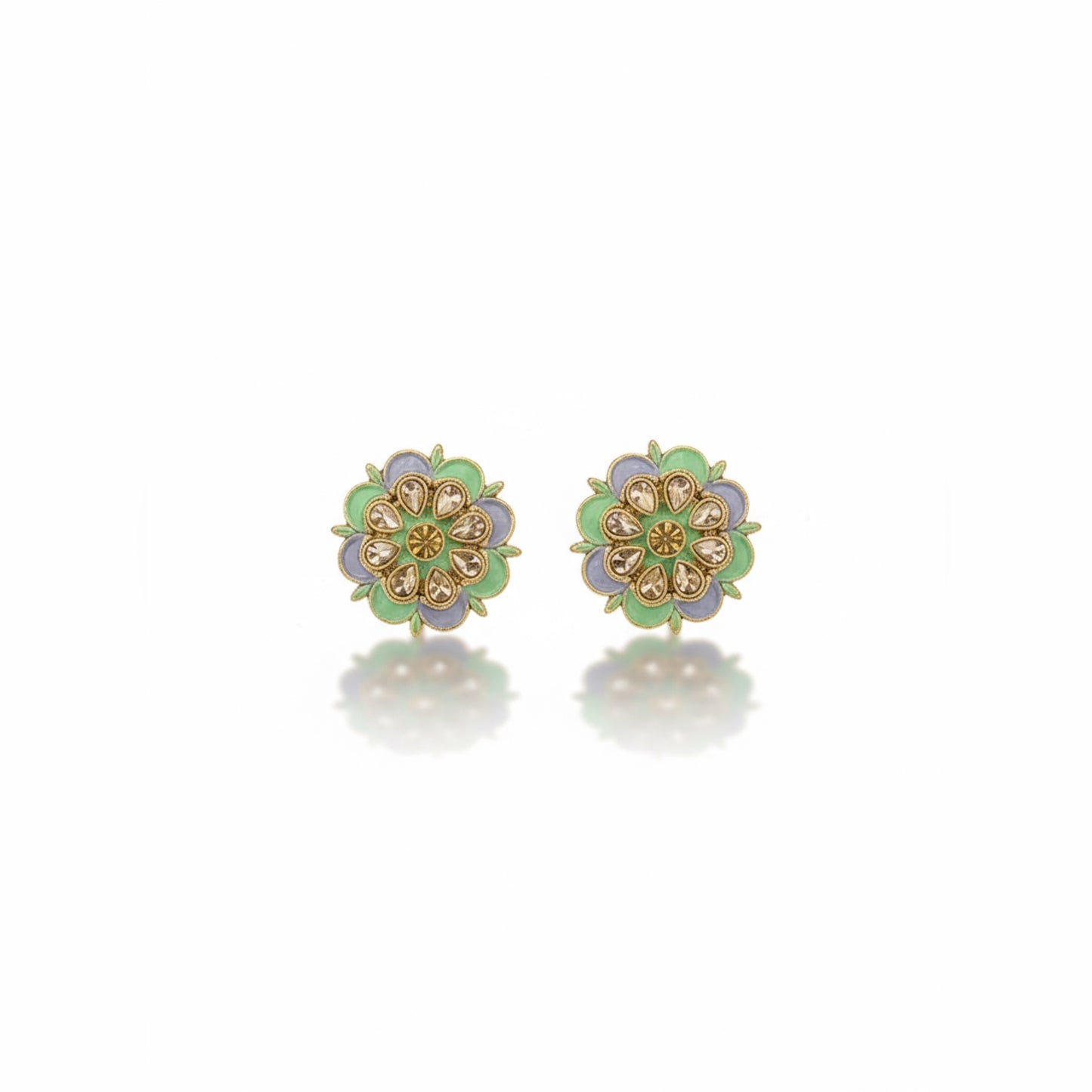 Elegant Floral Stud Earrings for Women | Trendy Everyday Jewelry by Mera Jhumka