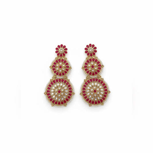 Kundan Statement Earrings for Women | Traditional Bridal & Festive Jewelry by Mera Jhumka