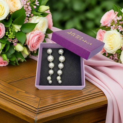 Elegant Long Pearl Drop Earrings for Women | Mera Jhumka Statement Jewelry 2025